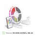 Умная адресная светодиодная лента RGB IC с Яндекс Алисой, Марусей, Google Home, Wi-Fi, Smart LED Lightstrip IP65 24W 5 метров